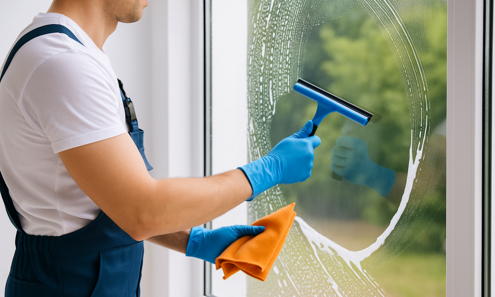 Glas- und Fensterreinigung